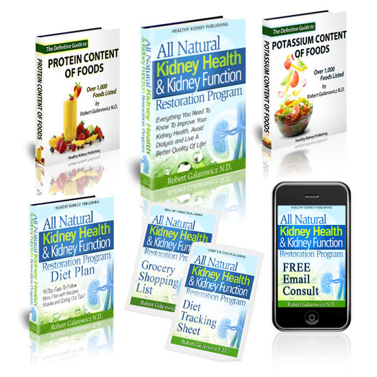 All Natural Kidney Health And Kidney Function Restoration Program By Robert Galarowicz - eBook PDF Program