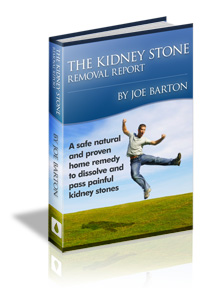 The Kidney Stone Removal Report By Joe Barton - eBook PDF Program